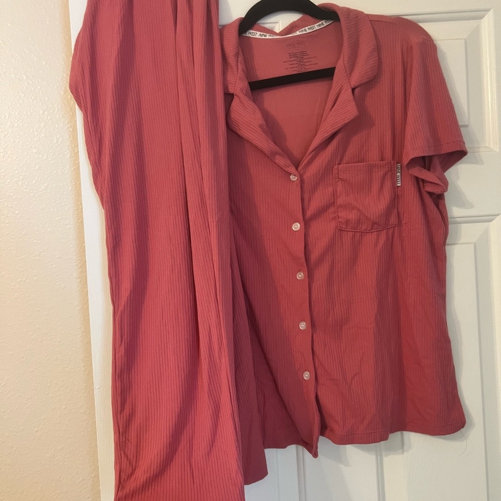 Nine West Pink Pajama Set
